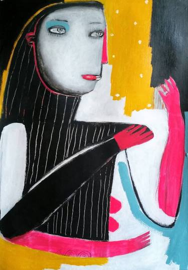 Saatchi Art Artist Angie Goto; Paintings, “Seeing Voices” #art