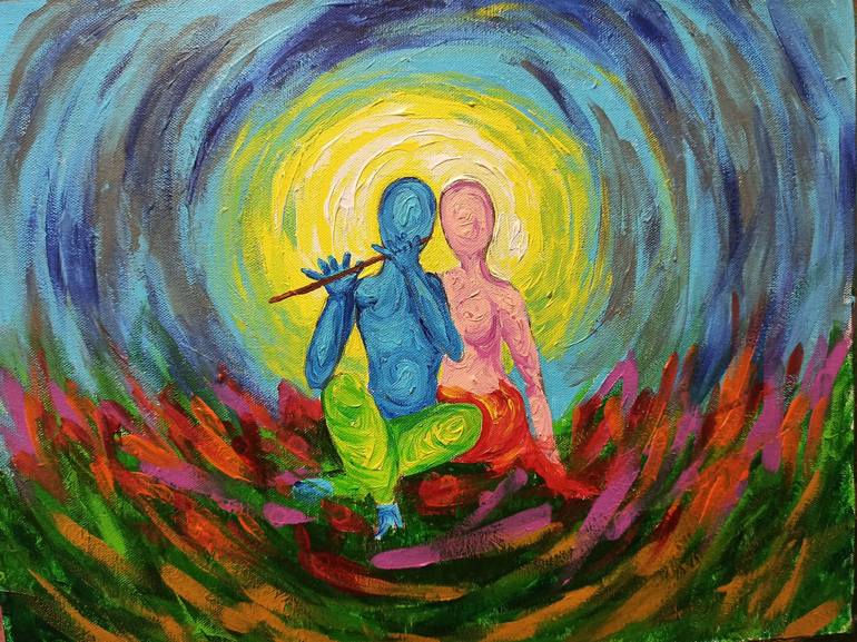 Print of Abstract Expressionism Abstract Paintings by Herendra Swarup