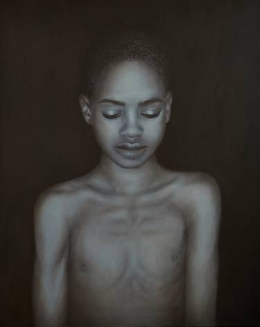 Original Figurative Portrait Paintings by Heike Huettenkofer