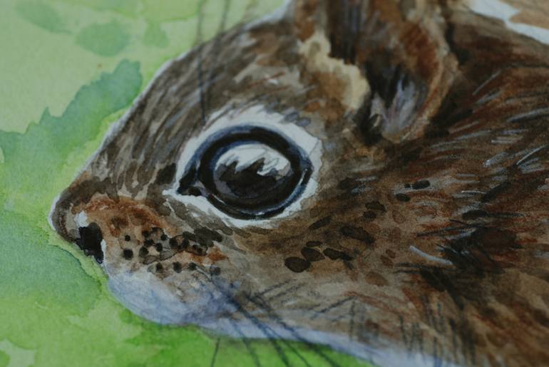 Original Illustration Animal Painting by Katerina Kirilova