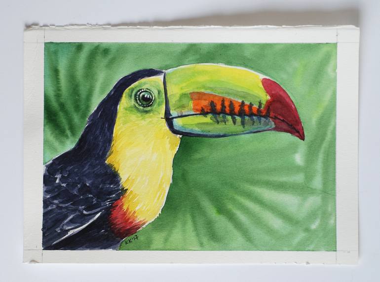 Original Illustration Animal Painting by Katerina Kirilova
