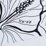 Flamingo garden ink illustration drawn on Bristol paper. Overall size of the illustration is A4(21cmX29.7cm).
