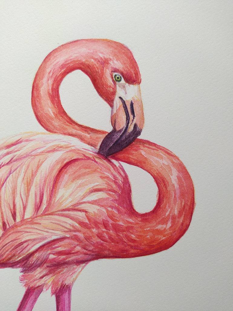 Original Illustration Animal Painting by Katerina Kirilova