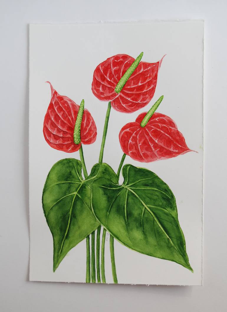 Original Floral Painting by Katerina Kirilova