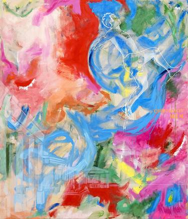 Original Abstract Expressionism Abstract Paintings by Joanne Handler