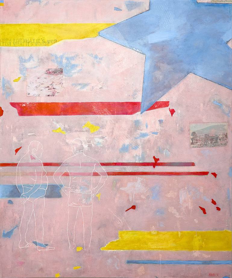 Original Figurative Abstract Paintings by Joanne Handler