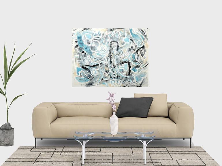 Original Abstract Expressionism Abstract Painting by Joanne Handler