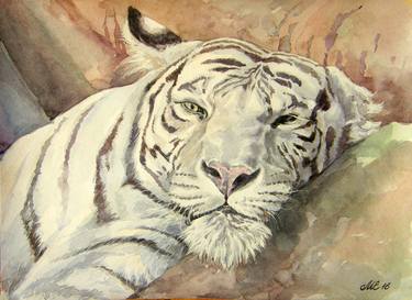 White tiger thumb