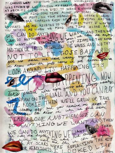 Print of Love Collage by Ellen Parsons