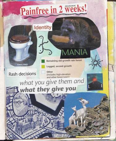 Original Conceptual Travel Collage by Ellen Parsons
