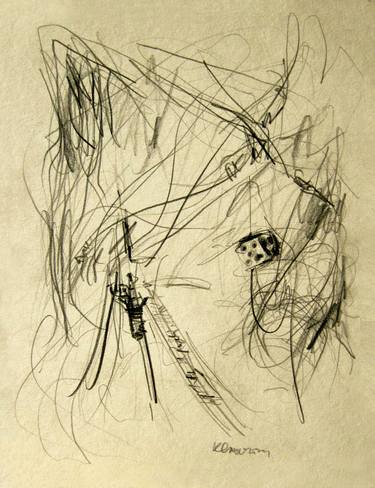Print of Expressionism Nude Drawings by Saken Bektiyar