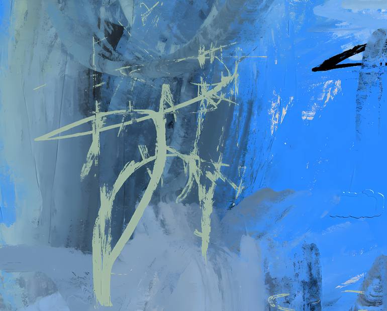 Original Abstract Expressionism Abstract Digital by Warren Kaplan