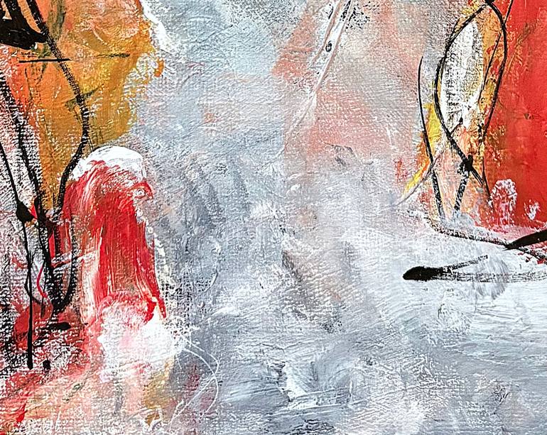 Original Abstract Expressionism Abstract Painting by Warren Kaplan