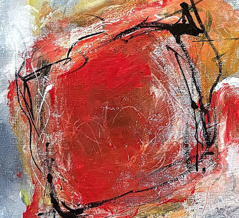 Original Abstract Expressionism Abstract Painting by Warren Kaplan