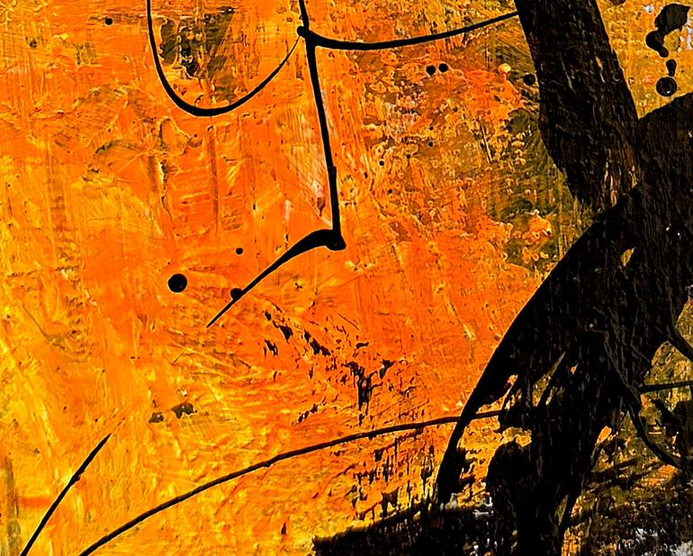 Original Abstract Expressionism Abstract Painting by Warren Kaplan