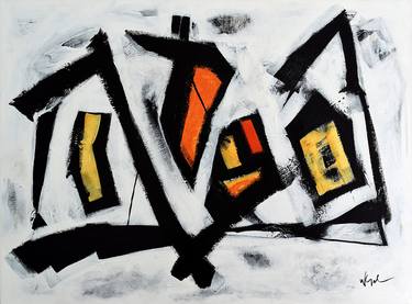 Original Abstract Expressionism Abstract Paintings by Warren Kaplan