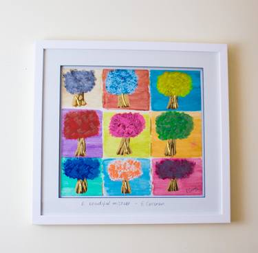 Original Modern Tree Paintings by Emma Corcoran