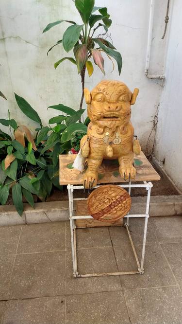 Saatchi Art Artist guillermo werber; Sculpture, “Fu Chinese Lion” #art