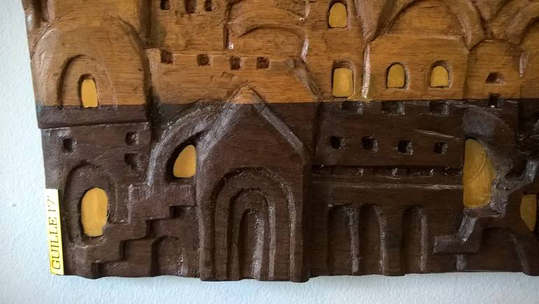 Original Art Deco Cities Sculpture by guillermo werber