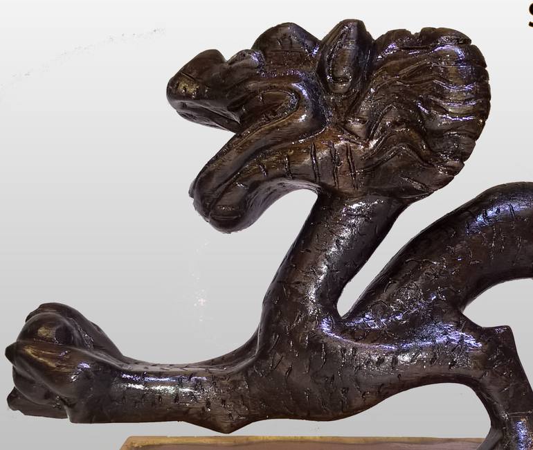 chinese wood dragon - Print