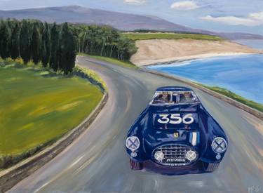 Original Expressionism Car Paintings by Miguel Podolsky