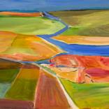 Colorful coastal fields by Miguel Podolsky