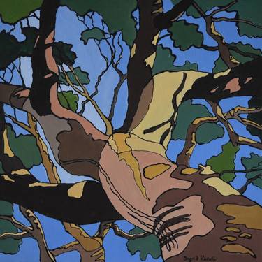 Print of Tree Paintings by Ingrid Russell