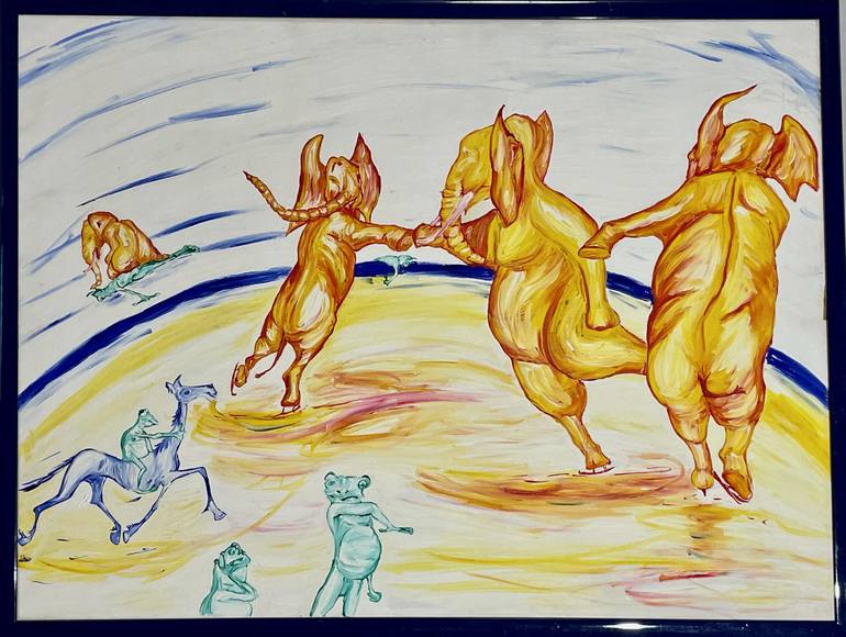 Original Figurative Animal Paintings by Bg Snyder