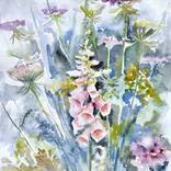 Foxglove and Wildflowers by Olena Lykhodid