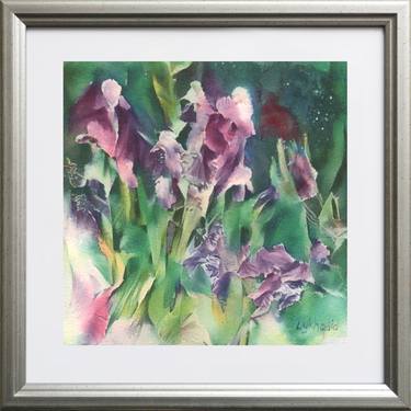 Irises in a square - Limited Edition 1 of 1 thumb