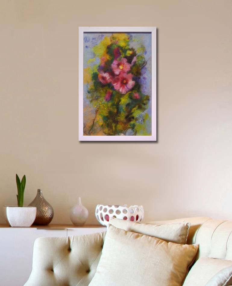 Original Impressionism Botanic Painting by Olena Lykhodid