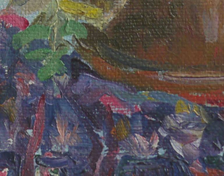 Still life on the windowsill Painting by Olena Lykhodid | Saatchi Art