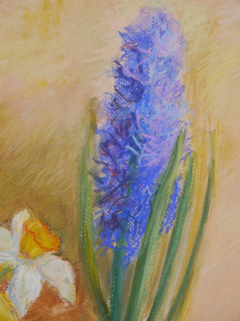 Original Impressionism Still Life Drawing by Olena Lykhodid