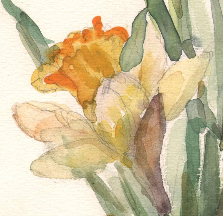 Original Impressionism Floral Painting by Olena Lykhodid