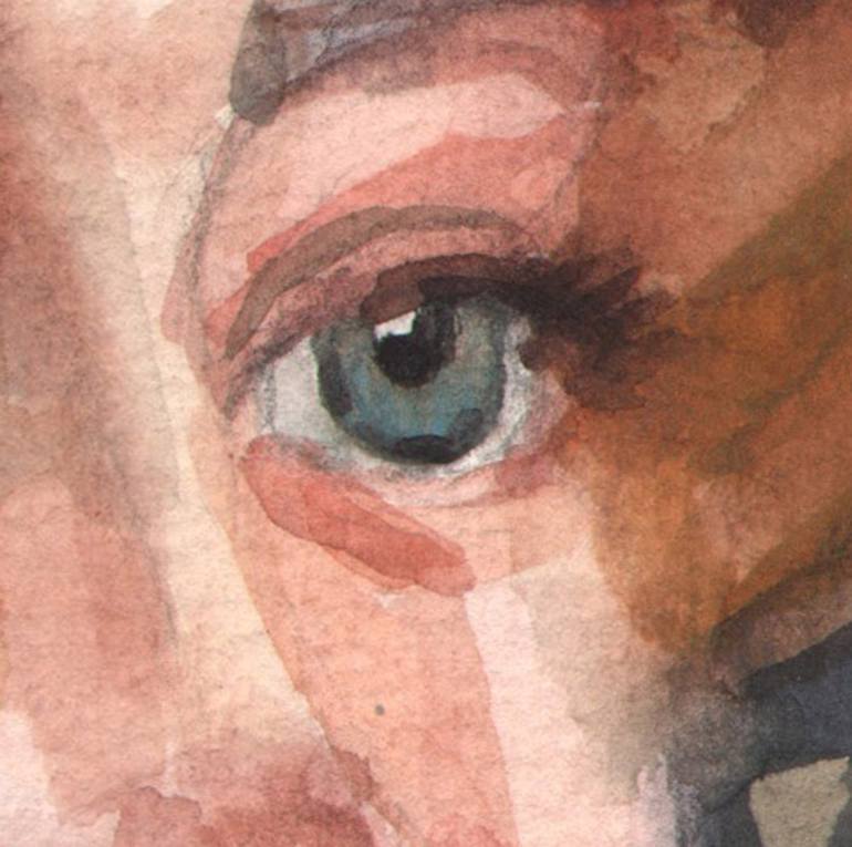 Original Fine Art Portrait Painting by Olena Lykhodid