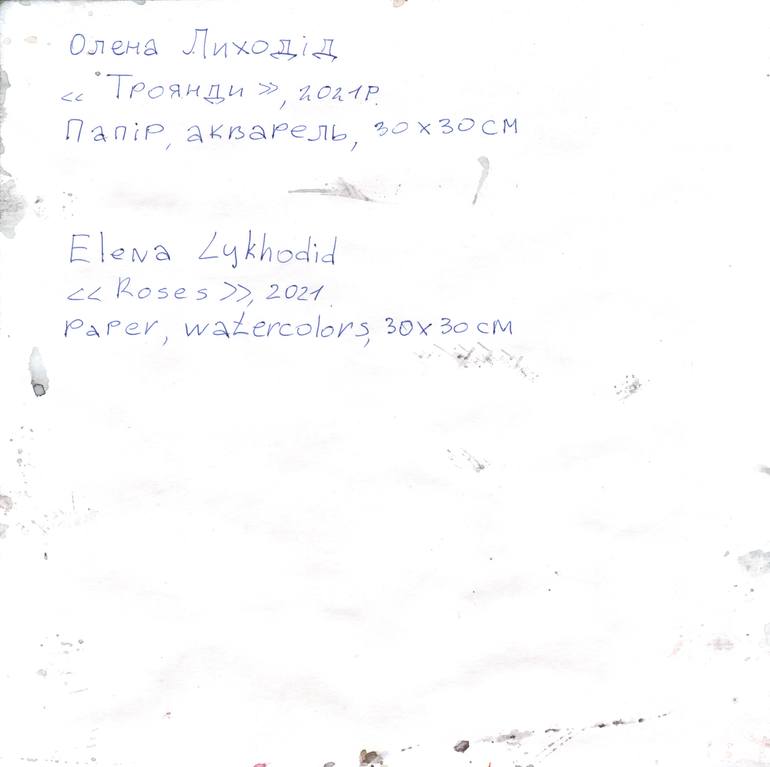 Original Impressionism Floral Painting by Olena Lykhodid