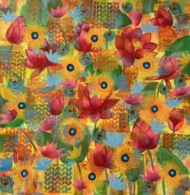 Original Floral Paintings by Amita Dand