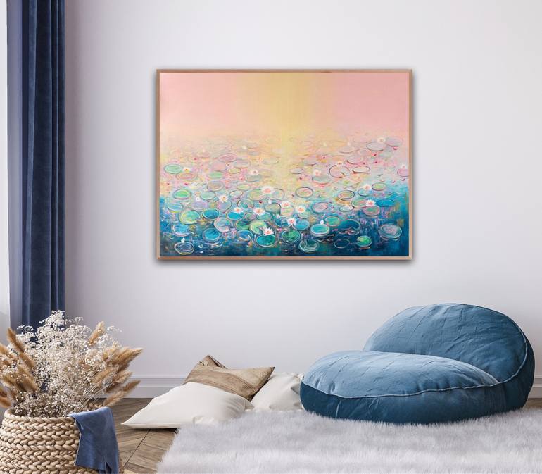 Original Abstract Landscape Painting by Amita Dand