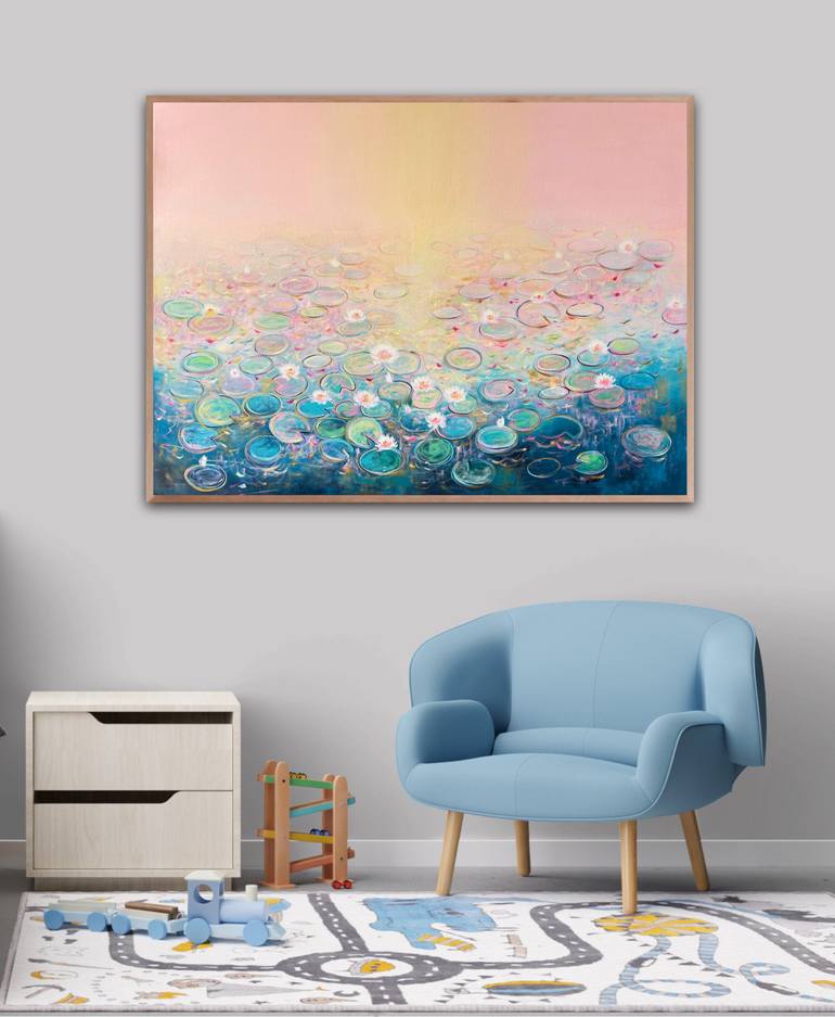 Original Abstract Landscape Painting by Amita Dand
