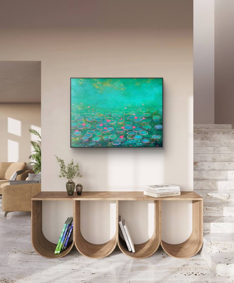 Original Abstract Landscape Painting by Amita Dand