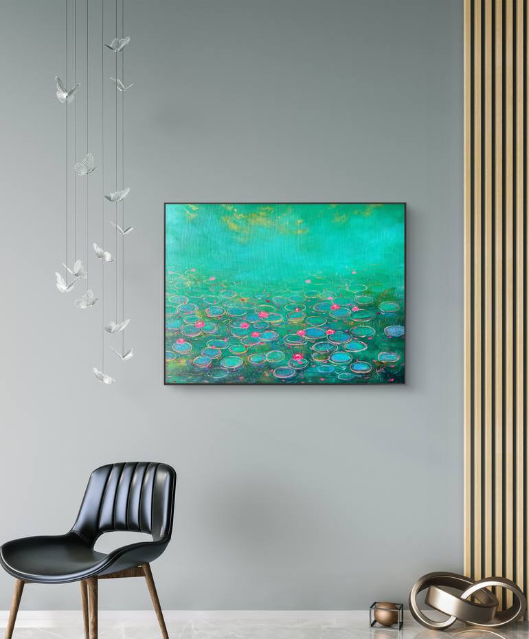 Original Abstract Landscape Painting by Amita Dand