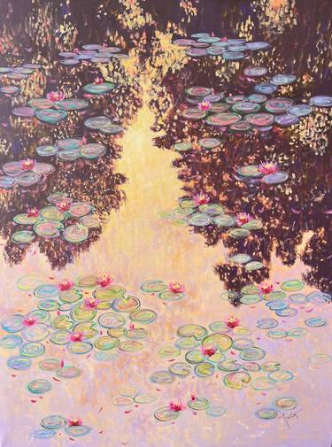 Original Abstract Landscape Painting by Amita Dand