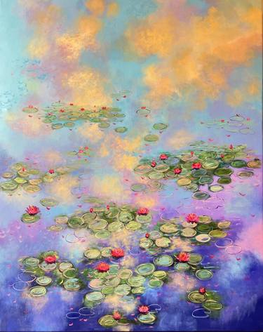 Original Abstract Landscape Painting by Amita Dand