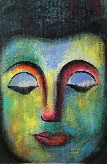 Original Abstract Religion Paintings by Amita Dand