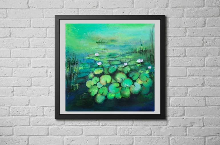 Original Abstract Landscape Painting by Amita Dand