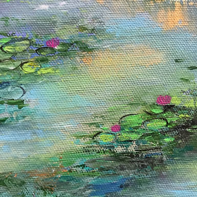 Original Impressionism Landscape Painting by Amita Dand