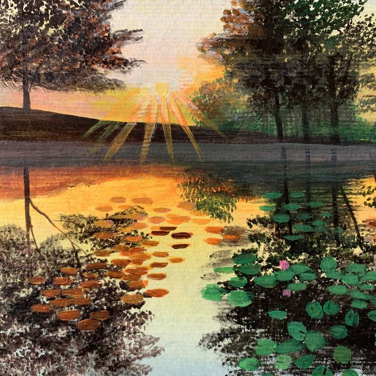 Original Realism Landscape Painting by Amita Dand