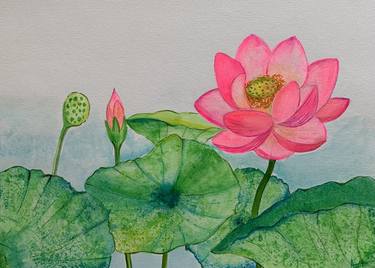 Original Floral Paintings by Amita Dand