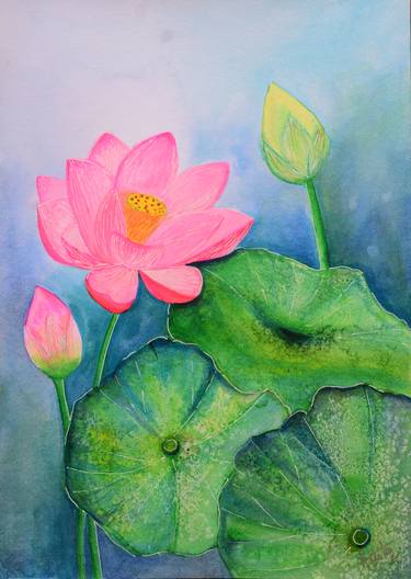 Original Floral Paintings by Amita Dand