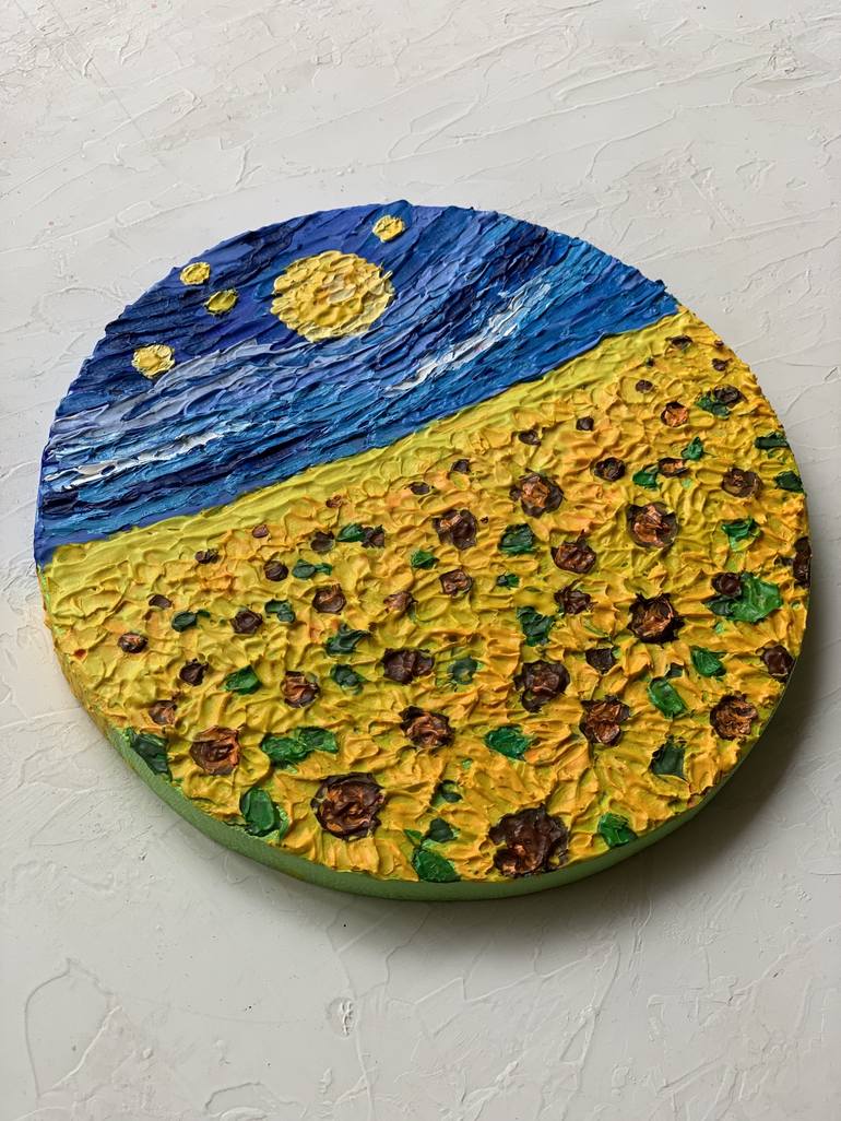 🌟 Van Gogh Starry Night Aluminum Foil Art Project for Kids